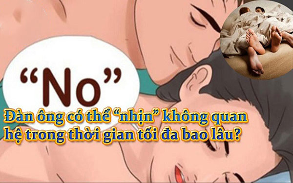 Đàn ông nhịn yêu được bao lâu