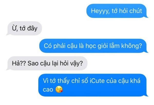 Nhắn tin chào hỏi