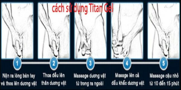 Các bước sử dụng Titan Gel